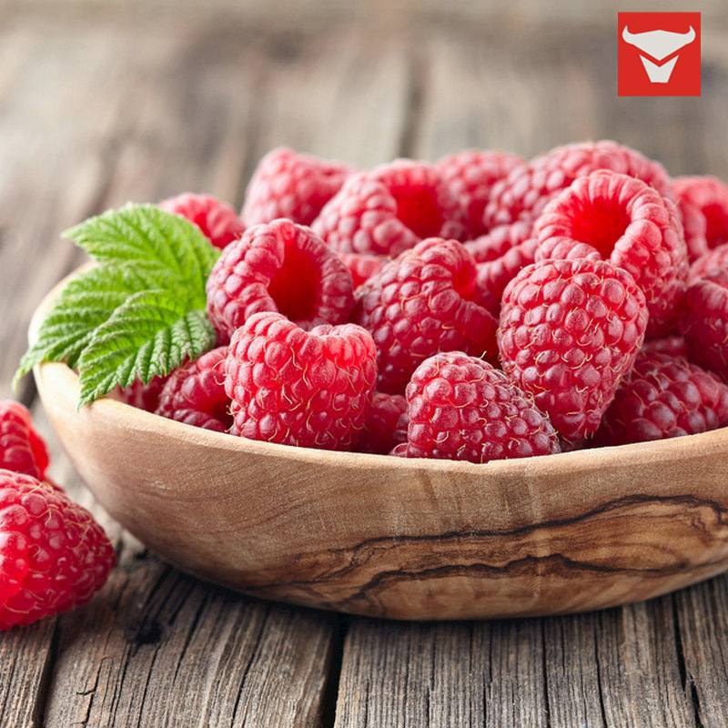 Замороженная свежая малина коммерческие замороженные фрукты холодные напитки соки выпечка ингредиенты фрукты малина замороженная малина - 10 кг / ящик