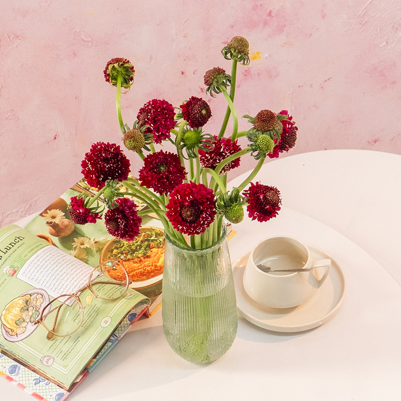 Розы Юньнань Куньмин красные вода прямые цветы подсолнухи - Случайно окрашенный червь 1/Без вазы.