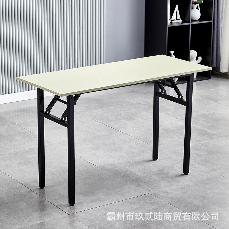 Производитель простой складной стол стол для совещаний длинный учебный стол компьютер учебный стол современный простой - Белый слон/Длина 80 * ширина 40 * высота 75 см