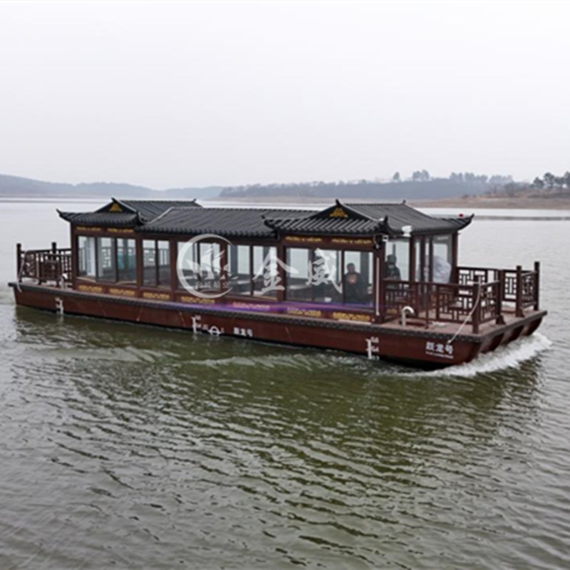 14 м 40 человек одноэтажная электрическая лодка лодка деревянная лодка туристическая экскурсионная лодка водный ресторан круизный корабль стеклопластик наружный - Пожалуйста, свяжитесь с клиентом.