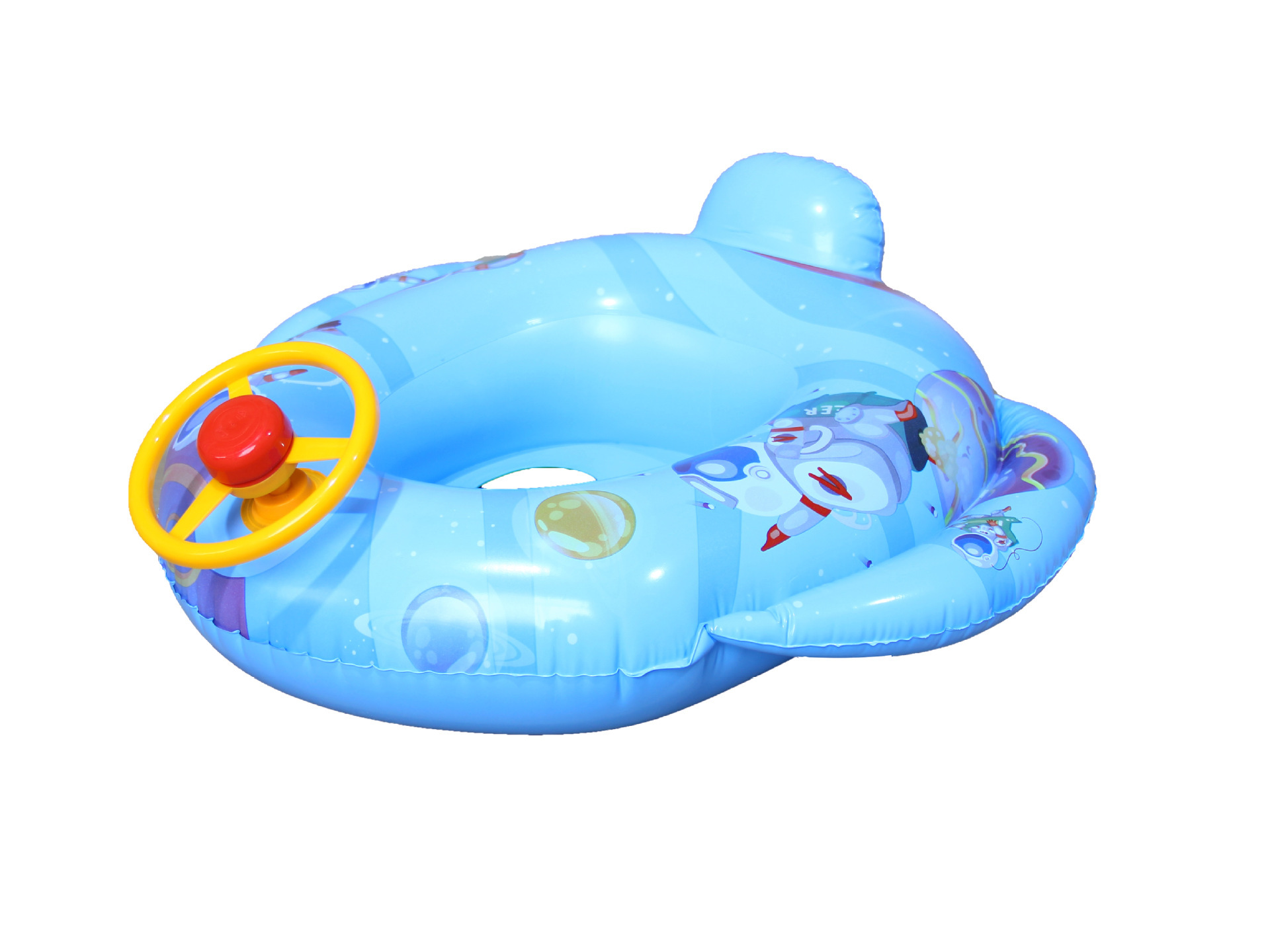 Летние игрушки, автомобили, детские плавательные круги, рулевое колесо, яхты, плавание, космонавты, лодки. - Космический корабль