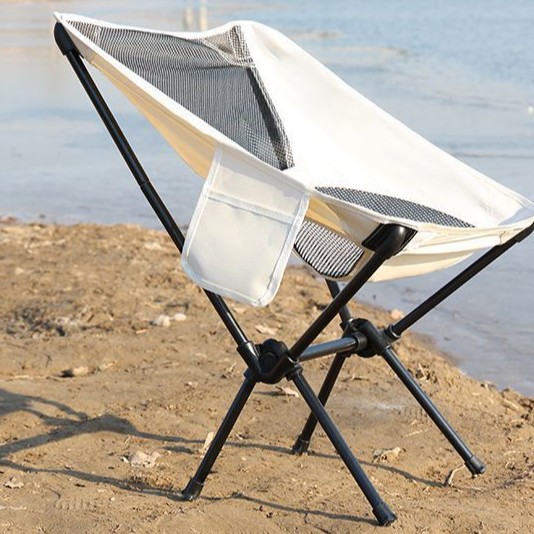 Кресло на открытом воздухе Лагерь Рыболовная скамейка Дикий стул Лунный стул Космический стул SpaceChair Складной стул Портативный - Белоснежные горы