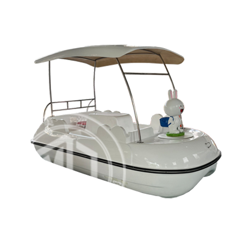 Водный парк, четыре мультфильма, белый кролик, педаль, парк, круиз, место отдыха, самодренаж, педаль, яхта. - 3.6 * 1.6 * 0.85