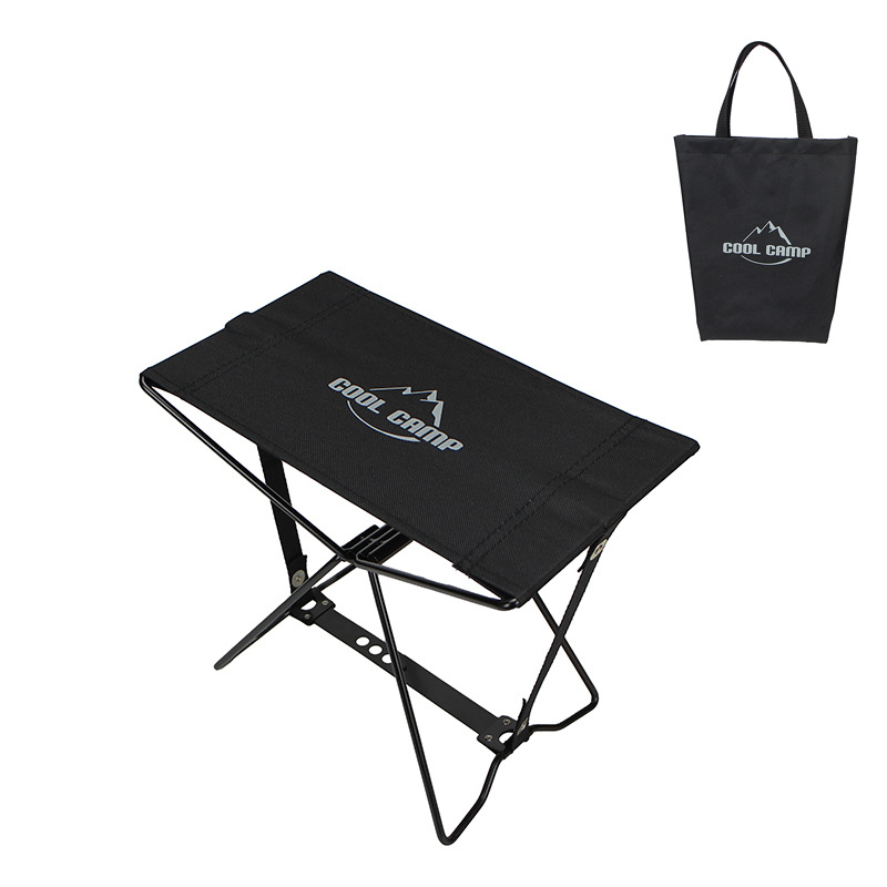 COOLCAMP Портативный складной стул под открытым небом Маленькая Лошадь Рыбацкая скамейка Мини стол Пикник Барбекю - Черный складной стул COOLCAMP